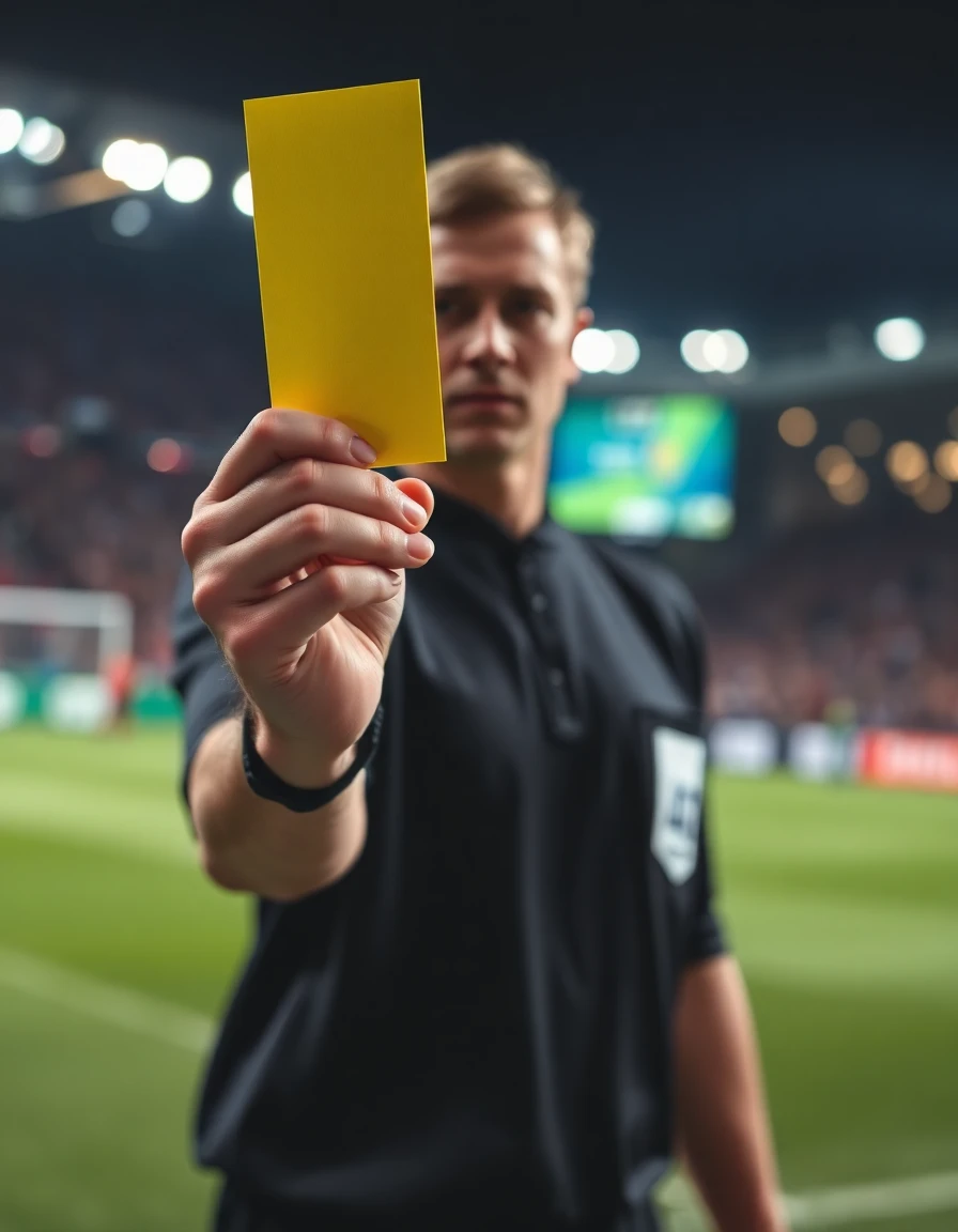 Sabia que o cartao amarelo nao era amarelo capa
